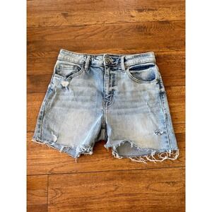 Eunina Jean Shorts Super High Rise Mom Jean Torn Size 5
